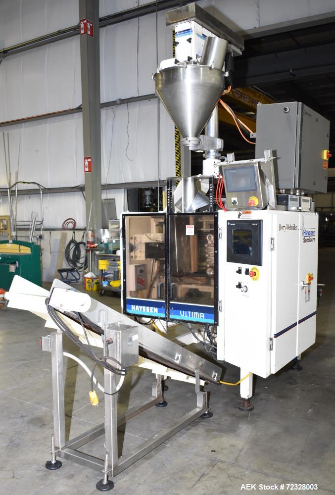 Used Hayssen Vertical Form Fill Seal Bagger with Mateer Auger Filler